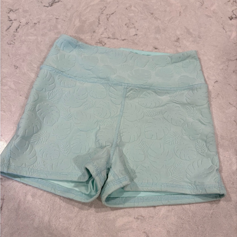 TWENTY Montreal Palm 3D Activewear Shorts Size Small